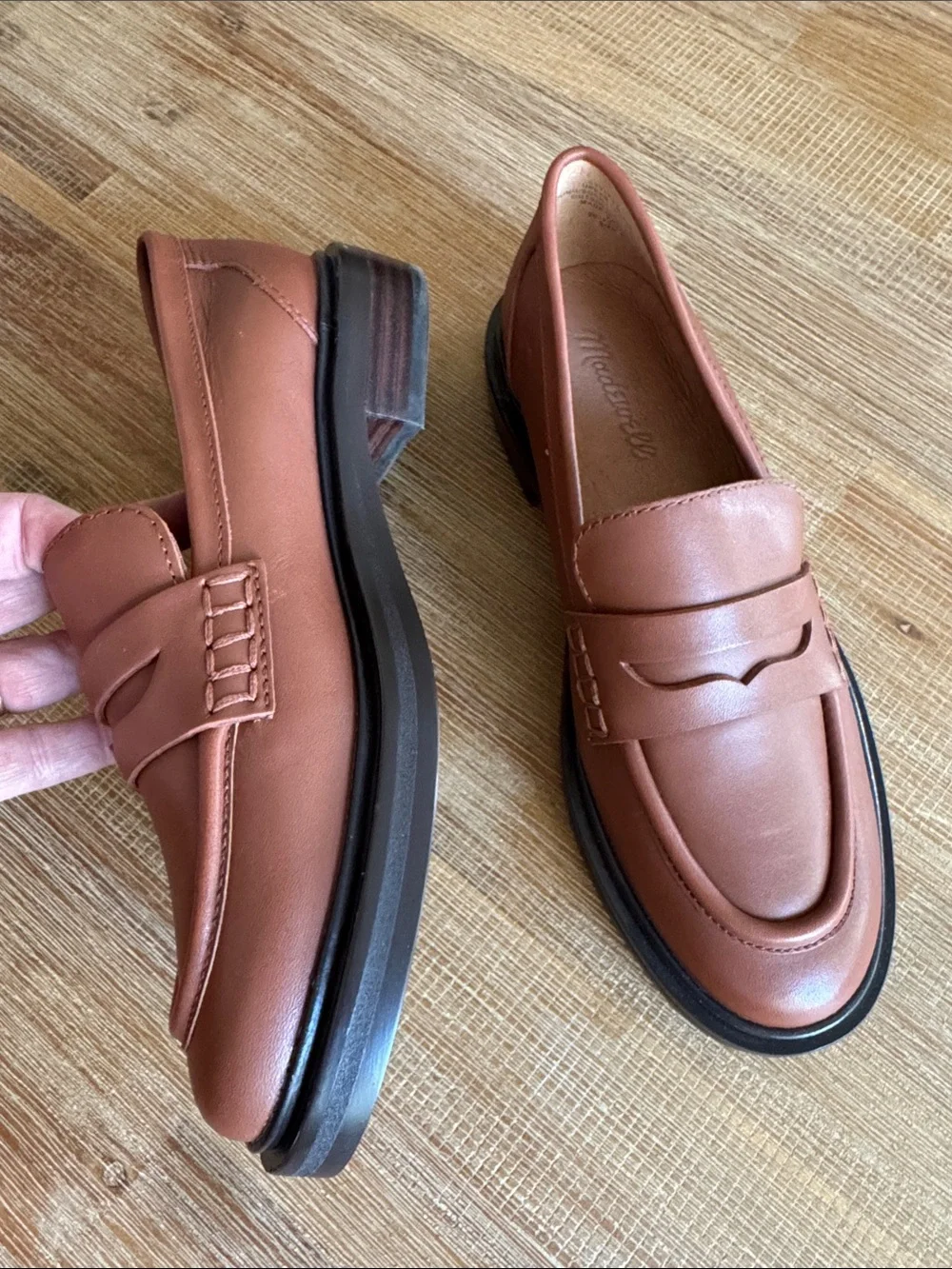 NWOT Madewell Vernon Loafer in Dried Maple 6.5